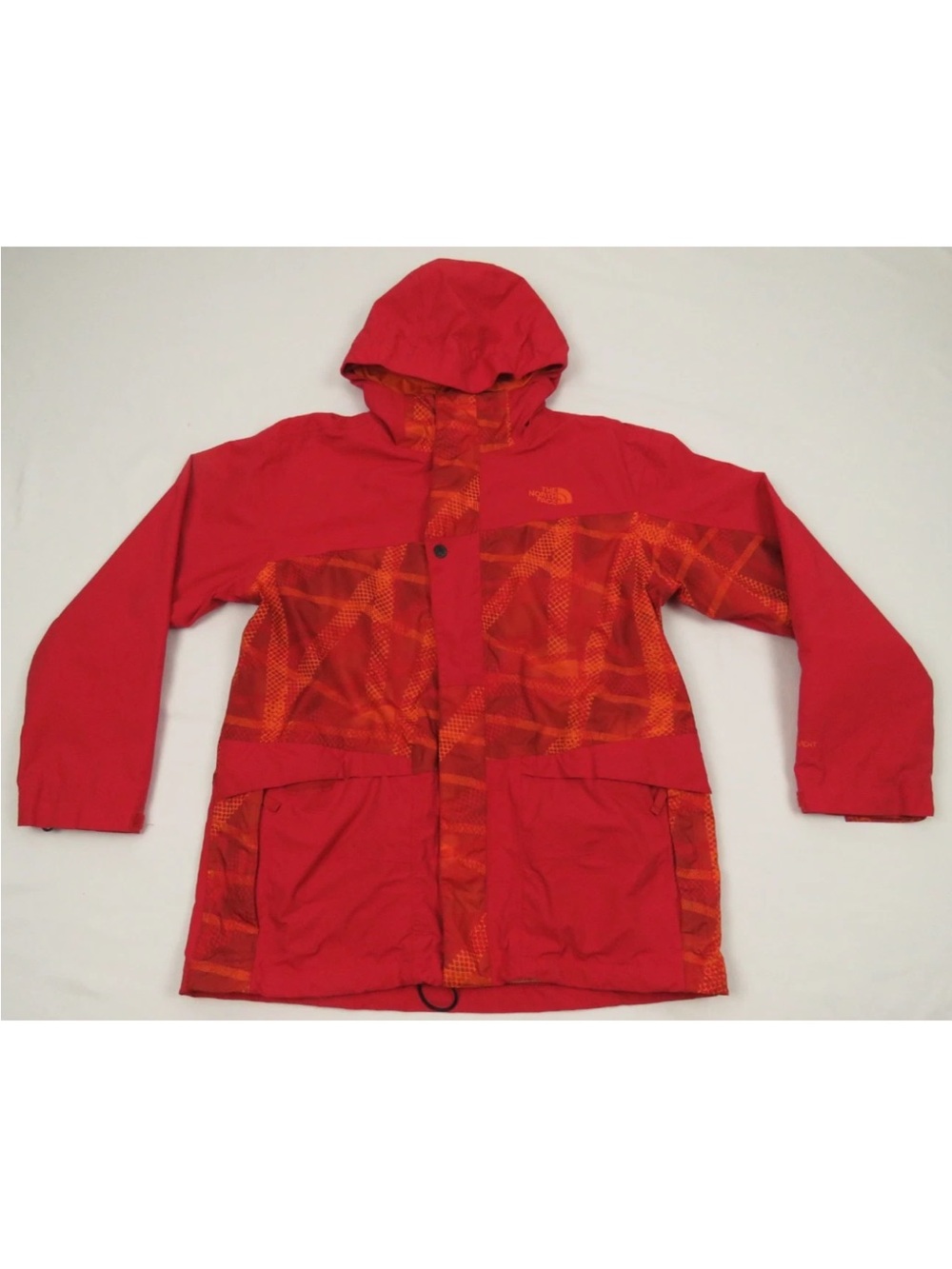 The North Face Hyvent Rain Wind Abstract Boys Hooded Full Zip Jacket